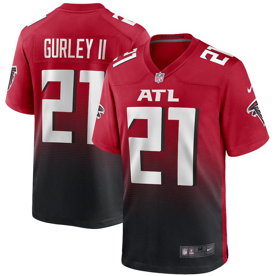 Men Atlanta Falcons #21 Todd Gurley II Nike Red 2nd Alternate Game NFL Jersey->atlanta falcons->NFL Jersey